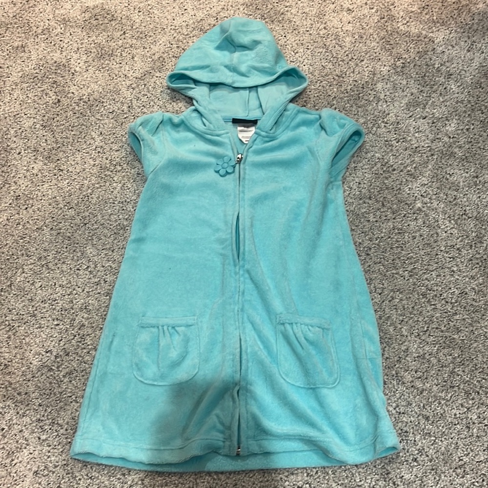 Joe Boxer hooded zip-up cover-up